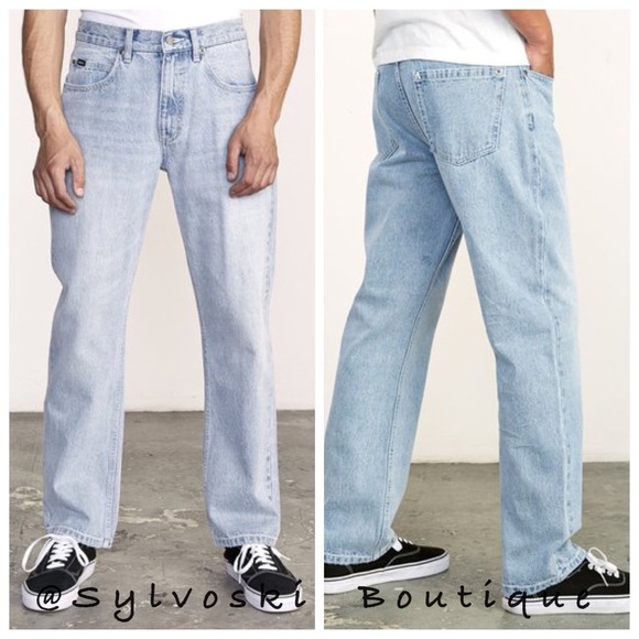 🔥RVCA AMERICANA RELAXED FIT DENIM NWT - Picture 2 of 5